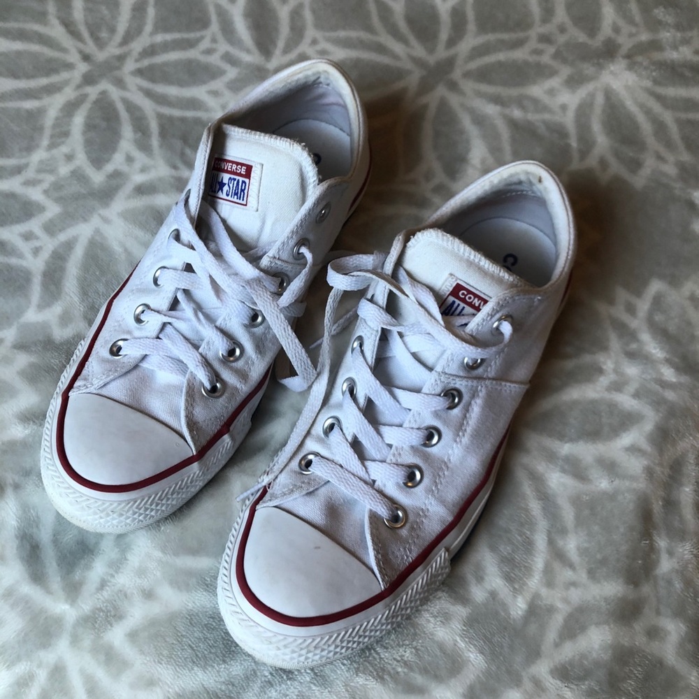 Women’s White Converse All Star Sneakers